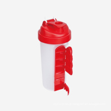 20oz. Garrafa de shaker com caixa de comprimidos de 7 dias